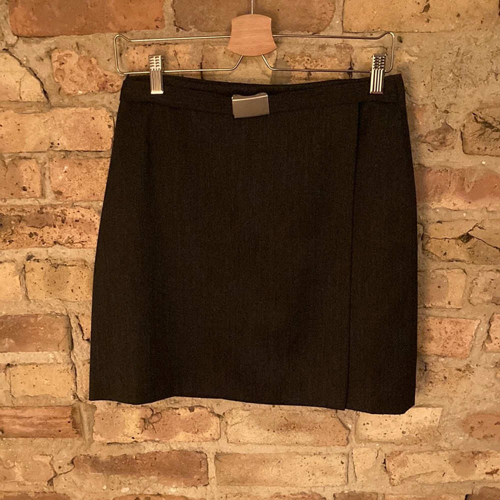 Banana republic wrap buckle skirt